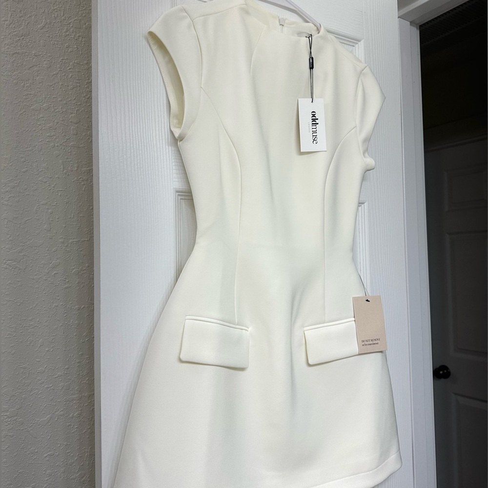 The Ultimate Muse Cap Sleeve Mini Dress